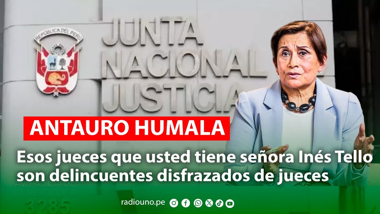 Esos jueces que usted tiene señora Inés Tello son unos delincuentes ...