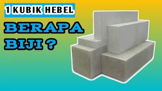 cara menghitung jumlah bata ringan / hebel per m²