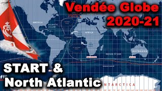 Обзор #1 Vendée Globe 2020-2021. Старт и Северная Атлантика