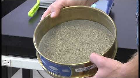 GLGY 571 - Engineering Geology - Grain Size Analysis Demo