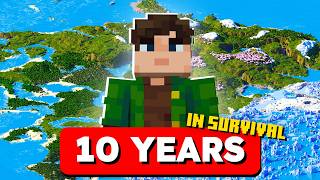 The 10 year plan for my Minecraft Island