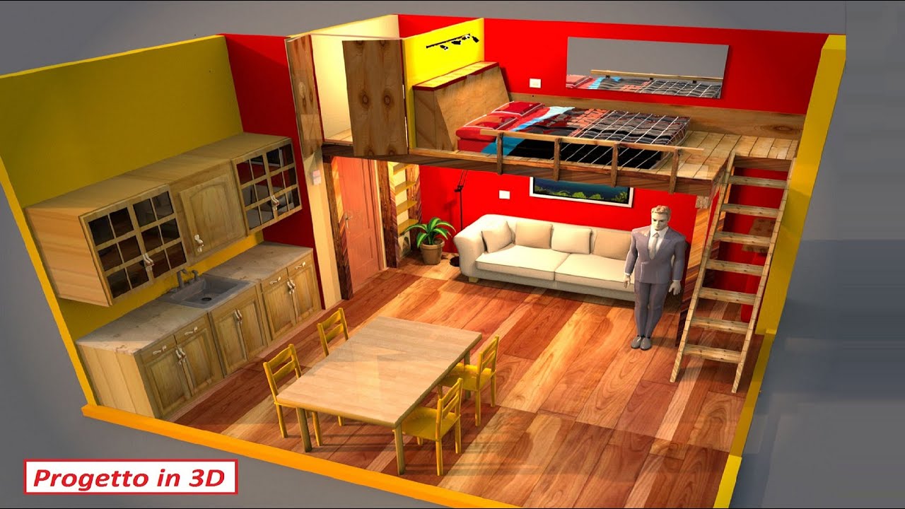 3D мезонинный проект