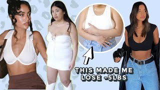 MIDSIZE *PRINCESS POLLY* try on haul (clothes that made ME SKINNY!!)