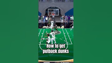 How to get putback dunks in NBA2K25 #nba2k #2k25 #nba2k25