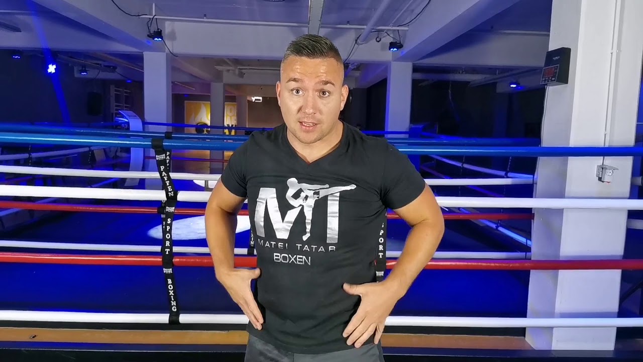 Kampfstellung beim Kickboxen & Boxen