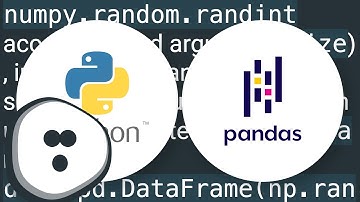 How to create a DataFrame of random integers with Pandas?