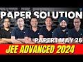 Live solutions  jee advanced 2024  paper 1  may 26 2024  kota pulse by unacademy