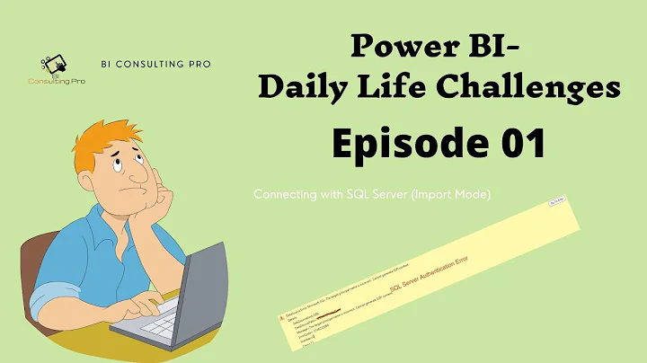 How to solve the "Cannot generate SSPI context" error in Power BI? | Power BI Daily Challenges Ep 01