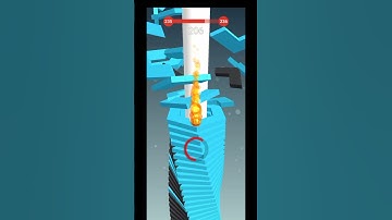 Stack ball level 235 #gameplay #trending #viral #game #shorts