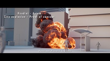 Houdini - Axiom - City Explosion - Proof of concept