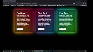 gradient Border card in Html and CSS