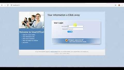 Smartoffice Attendance | cannot avail leave