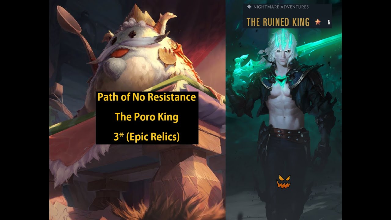 The Poro King (3*, Epic Relics) vs Viego - The Ruined King - Path of Champions