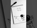 How to Draw Aesthetic Physics Notebook Cover ⚛️📒 #shortsvideo #backtoschool
