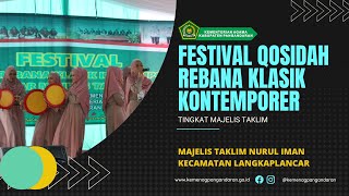 Peserta Festival Qosidah Rebana Klasik Kontemporer MT Nurul Iman Langkaplancar