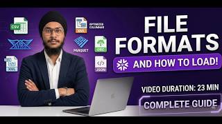 File Formats EXPLAINED: CSV, JSON, Parquet & More! | Detailed Snowflake's File Formats