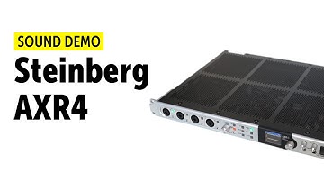 Steinberg AXR4 Thunderbolt 2 Audiointerface: Preamp Test incl. Neve Silk Emulation