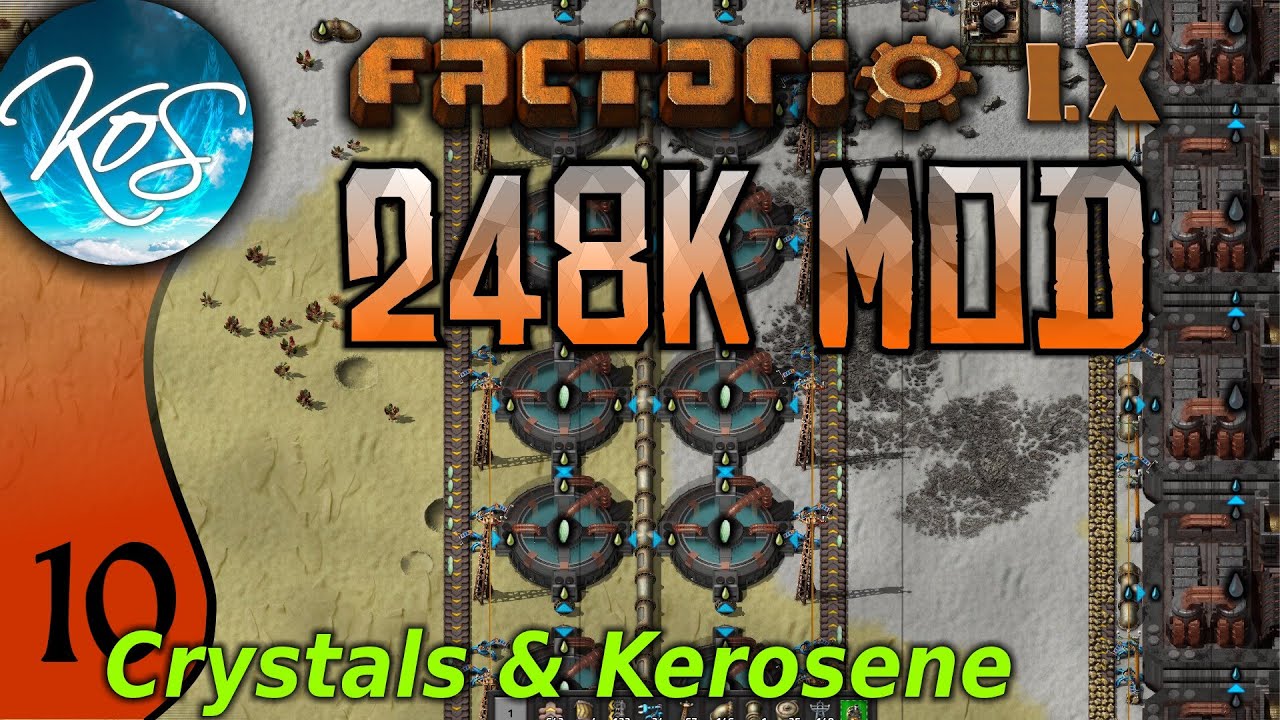 Steam Community :: Video :: Factorio 248k Mod 10 - MYSTERIOUS CRYSTALS &  KEROSENE - Tips & Tricks