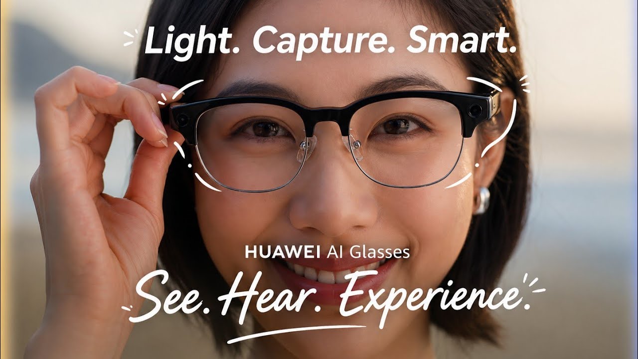HUAWEI AI Glasses 丨 Official Introduction (Eng Sub) - YouTube