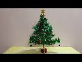 How to make Christmas Tree with tinsel garlands | Christmas Tree Making | Christmas Tree Decoration