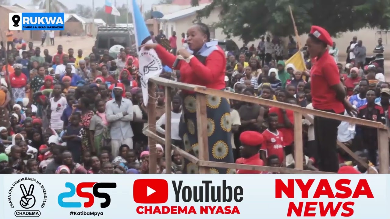 MANENO MAGUMU YA MBUNGE WA CHADEMA NKASI KASKAZINI MHE.AIDA KENANI AMVURUGA MKUU WA WILAYA YA NKASI