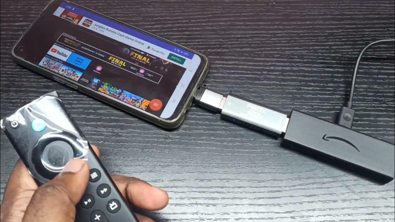 How to Connect Amazon Fire TV Stick to Android Mobile Phone YouTube