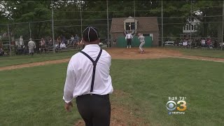 Old School Baseball On Memorial Day At Newtown’s Historic Pickering Field