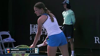 Mutavdzic Matilda v Jimenez Kasintseva Victoria - 2020 Melbourne