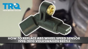 How to Replace Front Driver Side Speed Sensor 1998 2010 VW Beetle