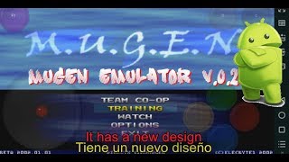 EMULADOR MUGEN PARA ANDROID VERSÃO BETA #MugenMundo 