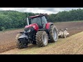 CASE IH Optum300 Ploughing