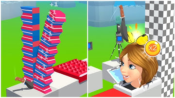 SLICE IT ALL-👩‍❤️‍👨🔪🔥 Satisfying And Relaxing ASMR Sound Gameplay. #stmkgaming #shorts #gaming