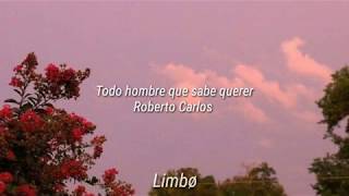 Video-Miniaturansicht von „cama y mesa letra- Roberto Carlos (lyrics)“