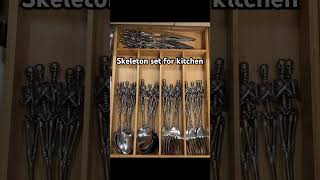 #recommendations #fact #reels #music #fork #spoon #skeleton #set #for #kitchen #metal #silver
