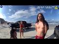 Mouthy Teen Works Overtime Roasting Cops During Beach Arrest