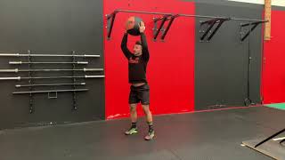 Medball Slow Pull Snatch