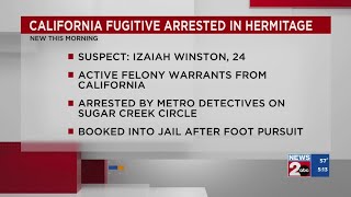 Fugitive out of CA arrested in Nashville