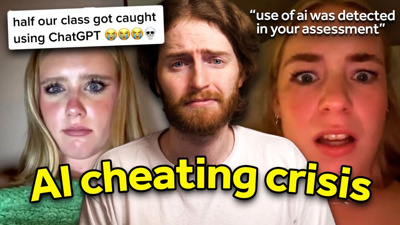 The AI Cheating Crisis is AWFUL thumbnail