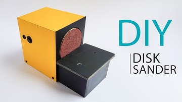 DIY MINI DISK SANDER | How To Make A Awesome Disk Sander For Wood And Resin