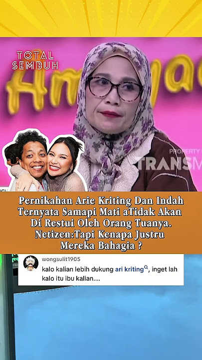 Ibu indah permata sari sampai mati pun, tidak akan merestui anaknya dengan arie keriting 😱