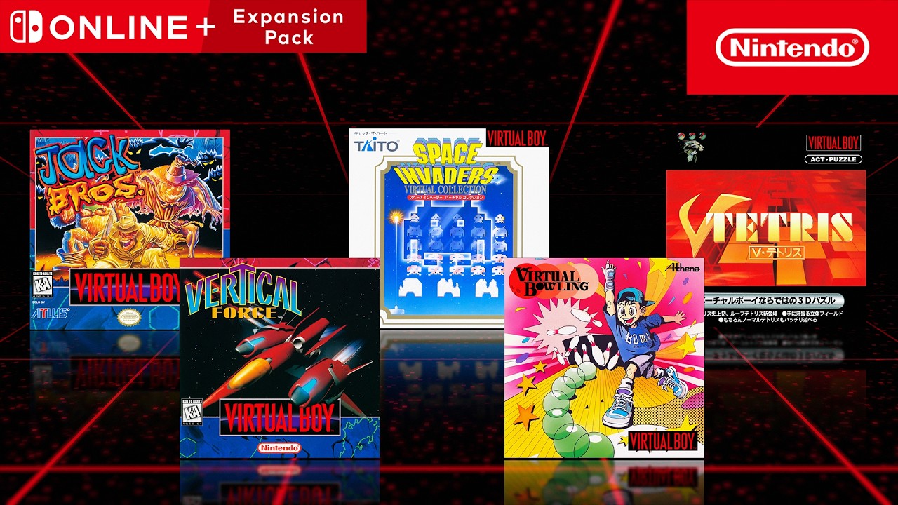 Virtual Boy - Nintendo Classics adds V-Tetris, Jack Bros., Space