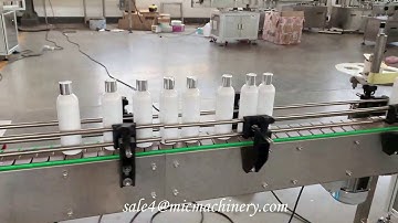 Automatic liquid soap hand sanitizer wash detergent shampoo bottle filling capping labeling machine