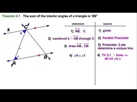 4 1 Proving The Triangle Sum Theorem