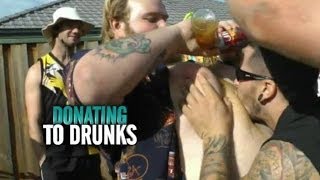 The 'Tour de Fridge' | Donating To Drunks?