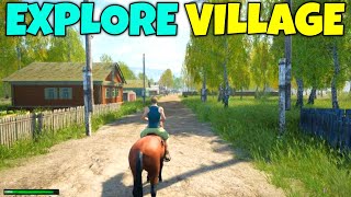 HELPING MY NEIGHBOUR & EXPLORE || RUSSIAN VILLAGE SIMULATOR #3