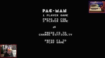 Pac-Man for Commodore 64 (via The C64) - game play