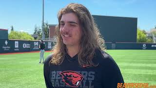 Oregon State Pitcher Albert Roblez Talks Getting Ready For Postseason &amp; MORE