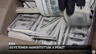 Egyetemen hamisították a pénzt