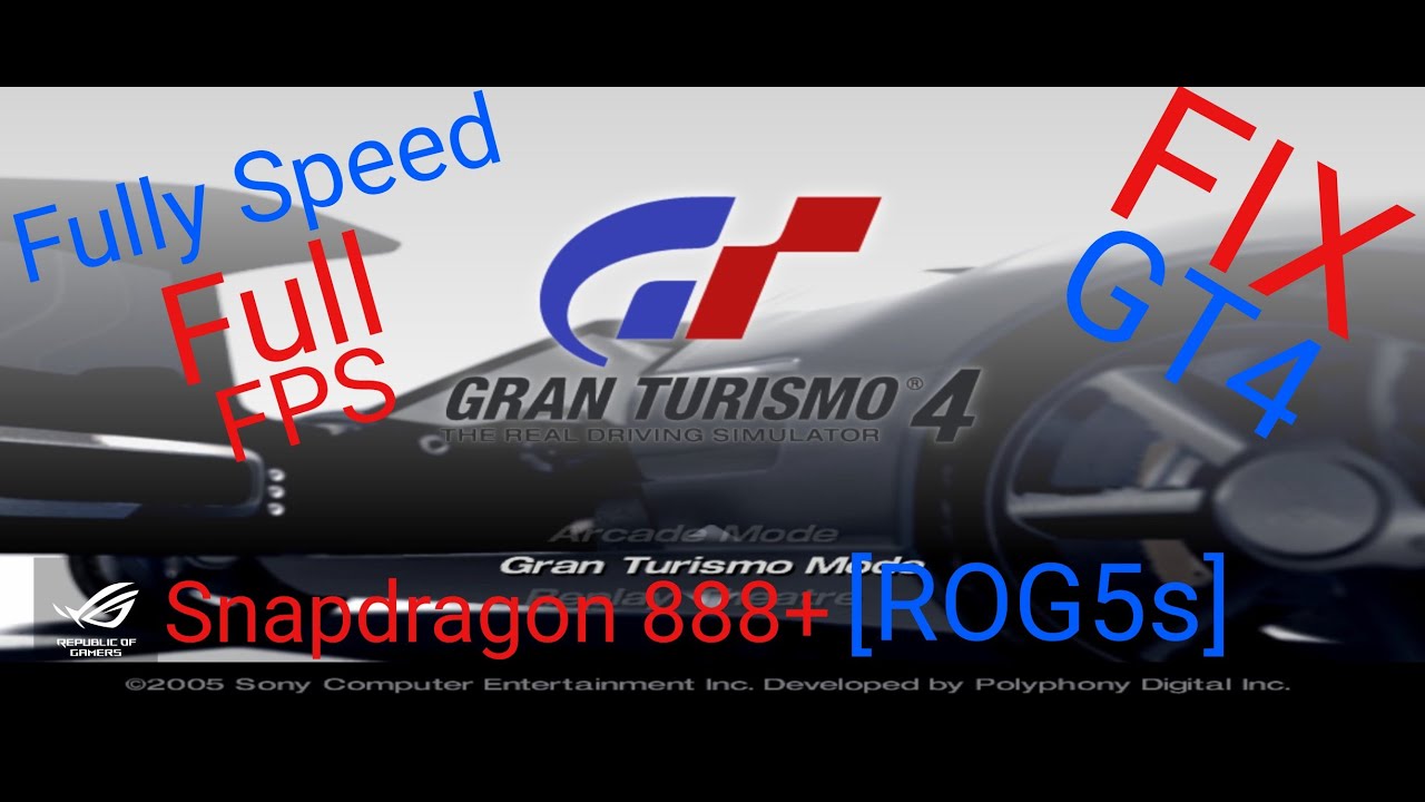 Gran turismo 4 Problems