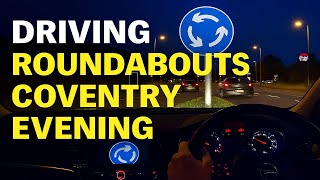 Coventry Roundabouts Return to Warwick Evening Drive to Brewers Fayre